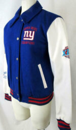 NFL New York Giants Authentic all Leather Super Bowl Jacket – Napsac Shop