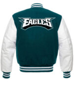NFL Philadelphia Eagles Blue And White Varsity Jacket