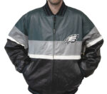 JH DESIGN, Jackets & Coats, Philadelphia Eagles Poly Twill Jacket Wteam  Name On Back Nfl Men