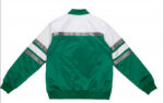 NFL Philadelphia Eagles Green And White Satin Jacket