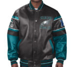 NFL Philadelphia Eagles Multicolor Leather Jacket