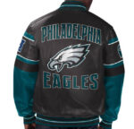 NFL Philadelphia Eagles Multicolor Leather Jacket