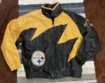NFL Pittsburgh Steelers Black And Yellow Leather Jacket