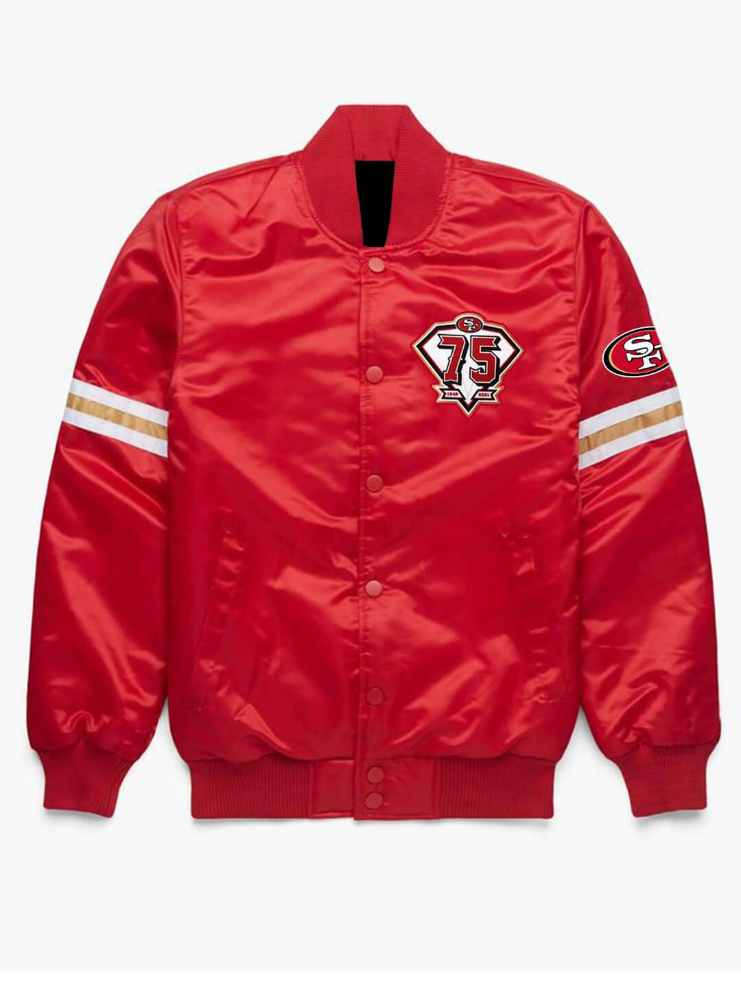 San Francisco 49ers Red Satin Jacket