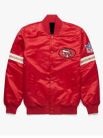 NFL San Francisco 49ers Red Satin Jacket