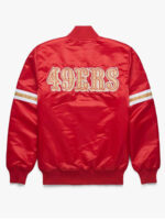 NFL San Francisco 49ers Red Satin Jacket