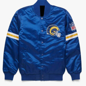 1950 Los Angeles Rams Yellow Wool Hooded Jacket