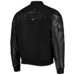 NFL Team Pittsburgh Steelers Black Varsity Jacket