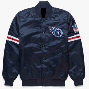 Maker of Jacket Fashion Jackets Tennessee Titans NFL Blue Leather