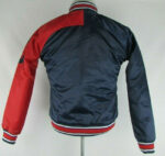 Navy Red MLB Cleveland Indians Satin Jacket