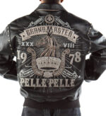 Purple Pelle Pelle Dynasty Studded Leather Jacket - Maker of Jacket