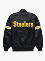 Pittsburgh Steelers Black NFL Satin Jacket