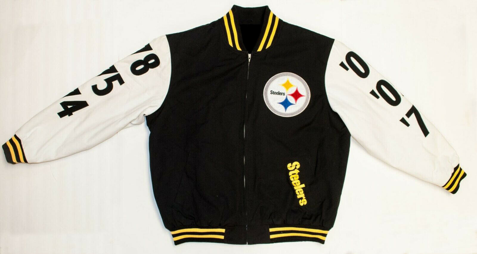 PITTSBURGH STEELERS GLADIATOR STUDDED SLEEVE DETAIL MODERATE LENGTH SH