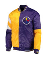 Pittsburgh Steelers Tricolor Satin Jacket