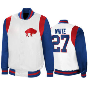 Buffalo Bills Metallic Royal Varsity Jacket