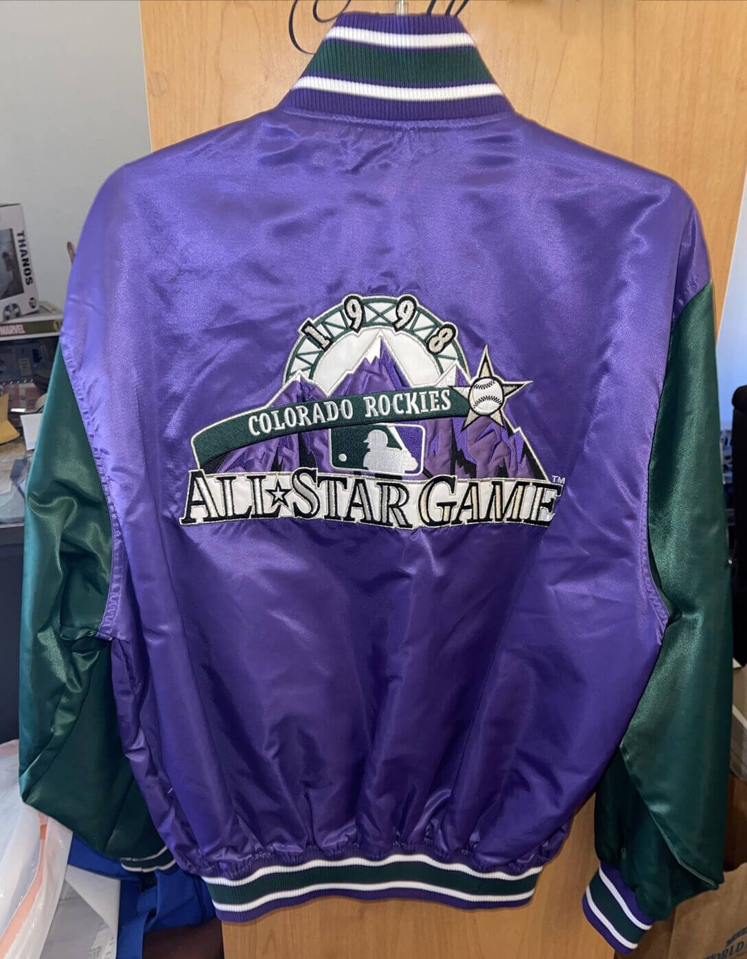 Colorado Rockies Satin Purple Jacket