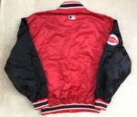 Vintage MLB Black Red Cincinnati Reds Satin Jacket