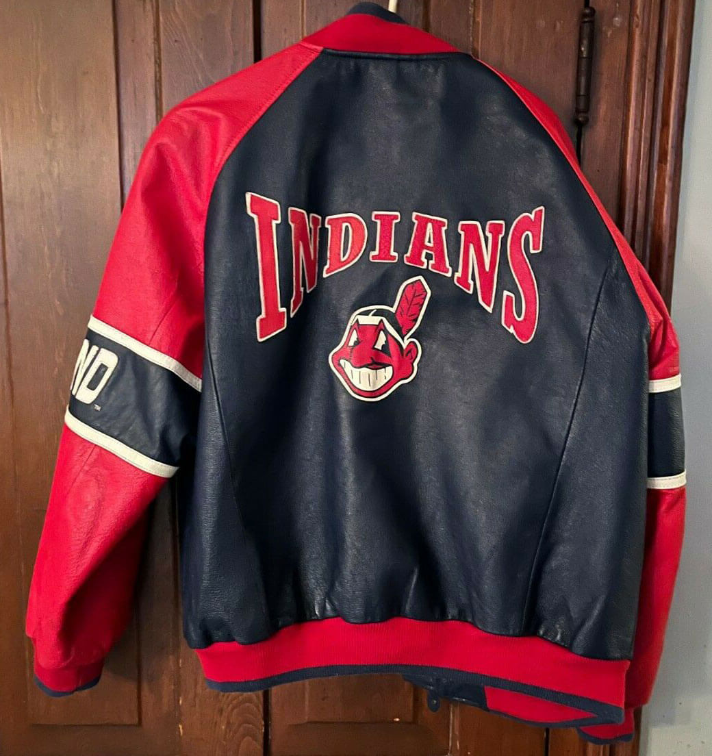 Cleveland Indians Polo Shirt Mens Size XL Blue Genuine Cleveland Tag Vintage
