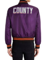 Vintage MLB Purple Miami Marlins Satin Jacket
