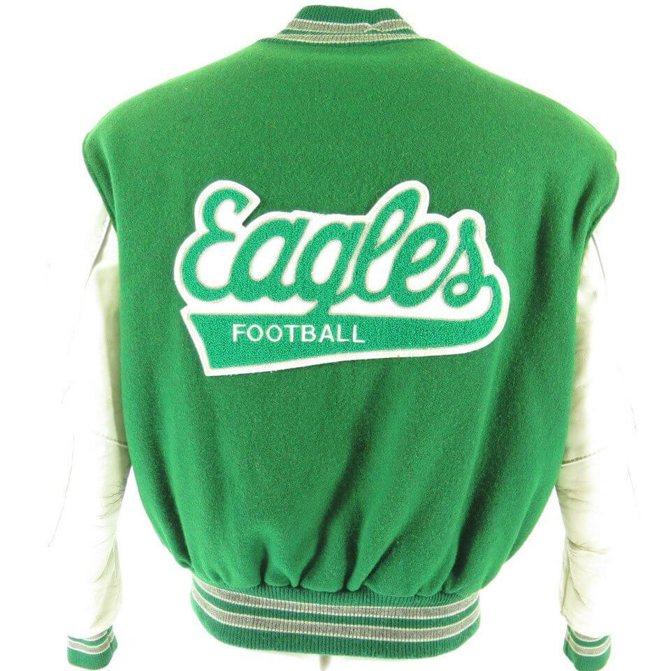 Maker of Jacket Sports Leagues Jackets NFL Vintage Philadelphia Eagles Football Varsity