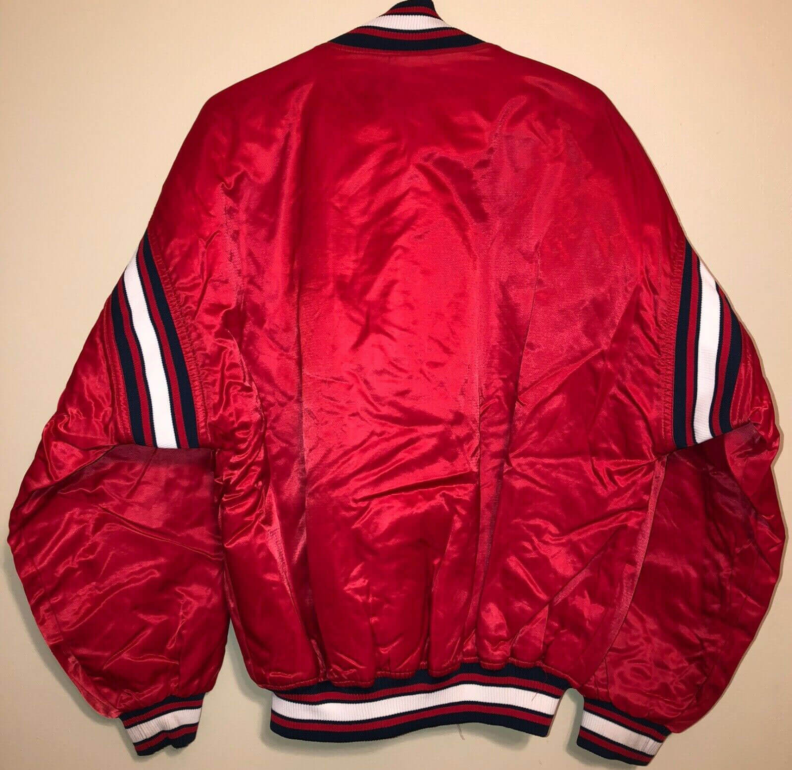 Cleveland Browns Red and Black Starter Satin Jacket