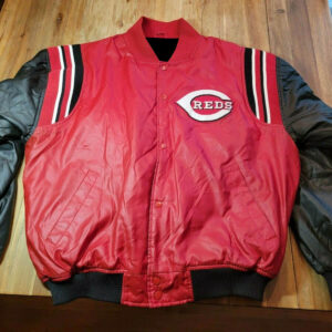 1940 Cincinnati Reds Letterman Red Jacket - Paragon Jackets