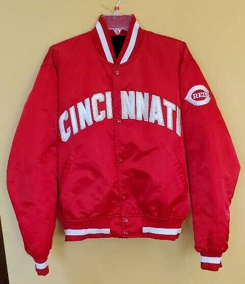 Special Script Heavyweight Satin Jacket Cincinnati Reds - Shop