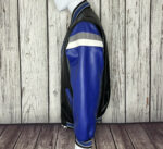 Black Blue MLB Los Angeles Dodgers Leather Jacket