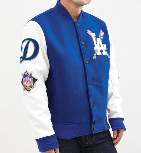 MLB Los Angeles Dodgers Blue Varsity Jacket - Maker of Jacket