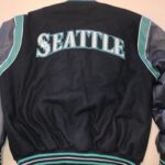 MLB Black Seattle Mariners Varsity Jacket