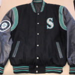 MLB Black Seattle Mariners Varsity Jacket