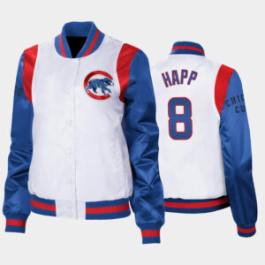 Maker of Jacket MLB Chicago Cubs Cream Black Varsity