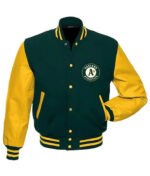 MLB Oakland Athletics Letterman Varsity Jacket