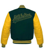 MLB Oakland Athletics Letterman Varsity Jacket