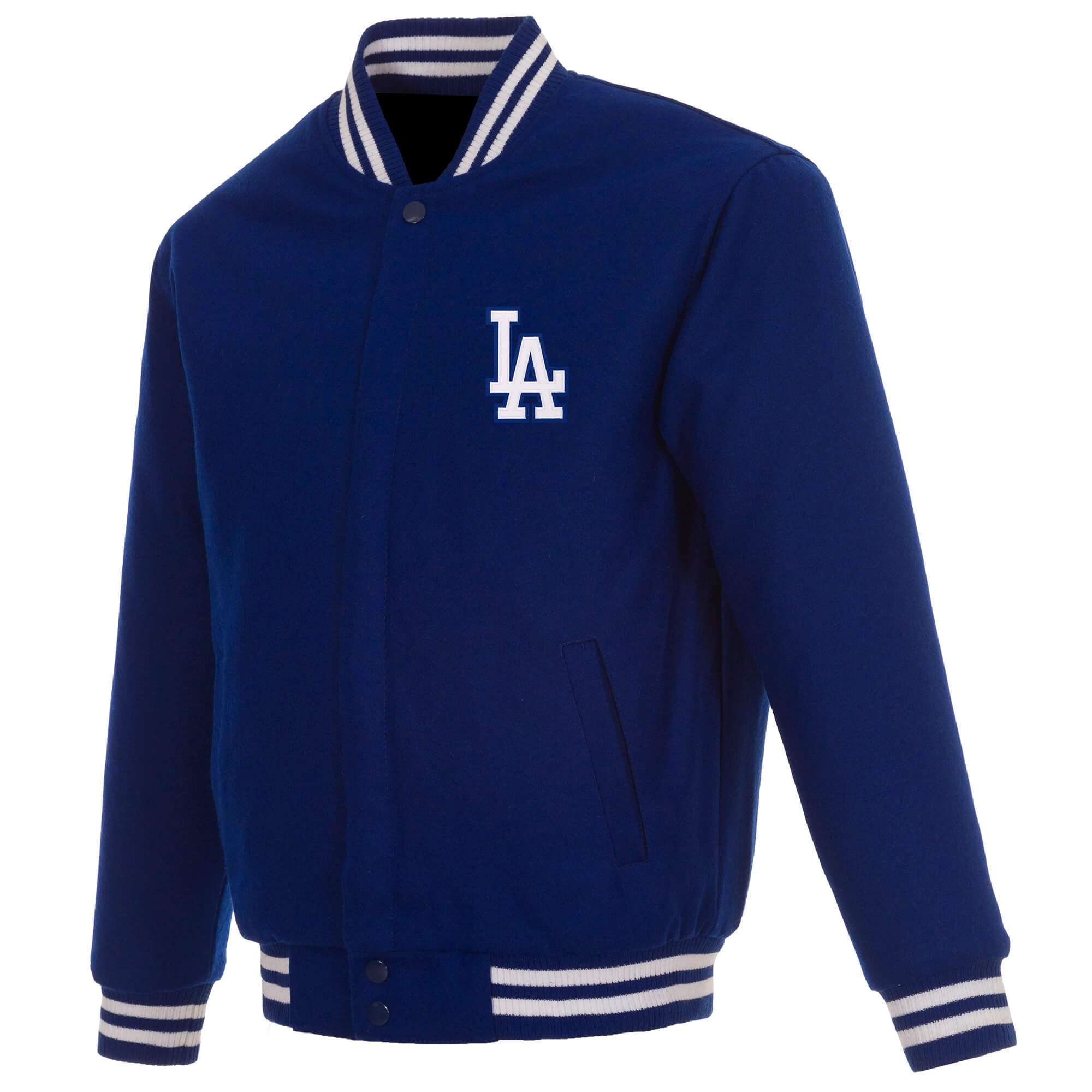 Mlb Los Angeles Dodgers Satin Button-up Jacket