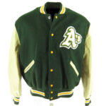 Oakland Athletics Black and White Varsity Jacket - Paragon Jackets