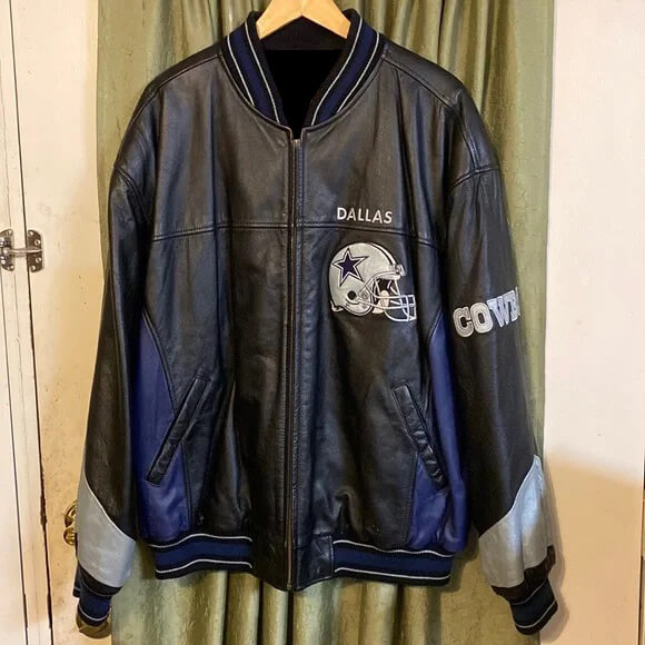 NFL, Jackets & Coats, Mens Nfl Cowboy Leather Jacket