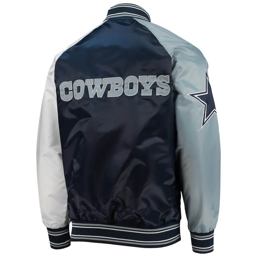 NFL Dallas Cowboys Green Satin Jacket - Maker of Jacket