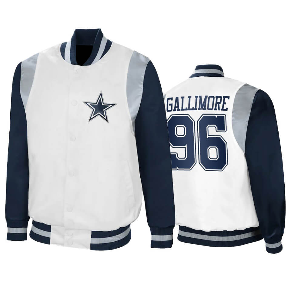 Neville Gallimore Autographed White Football Jersey: BM Authentics