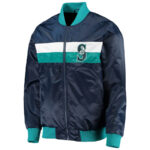 Seattle Mariners Navy The Ambassador Satin Jacket