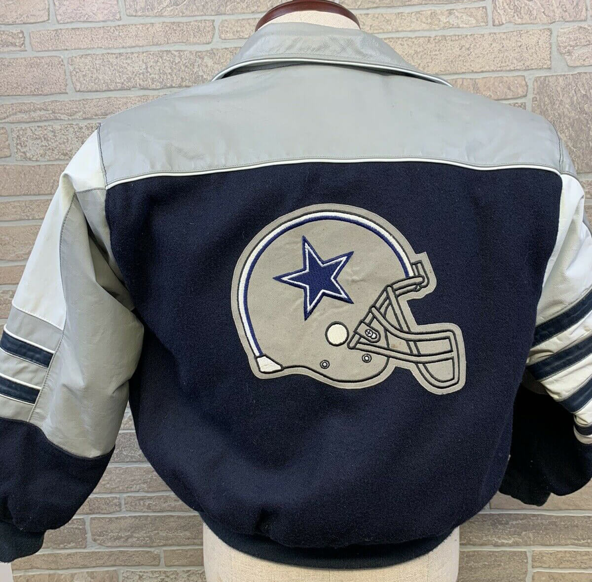 Dallas Cowboys Gray Varsity Jacket