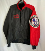 Vintage NLBM Team Atlanta Black Crackers Satin Jacket