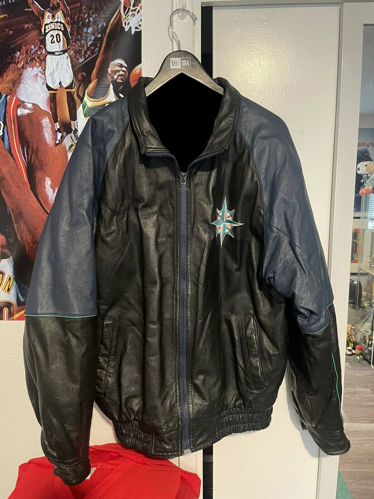 Maker of Jacket Fashion Jackets Vintage Pro Player Seattle Mariners Leather