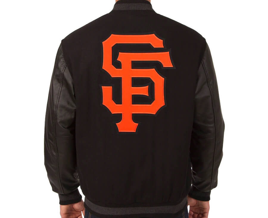 Vintage San Francisco Giants Bomber Jacket L MLB Blue Varsity