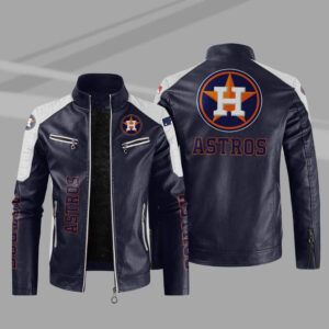 Houston Astros Star The Captain II Zipper Starter Varsity Jacket