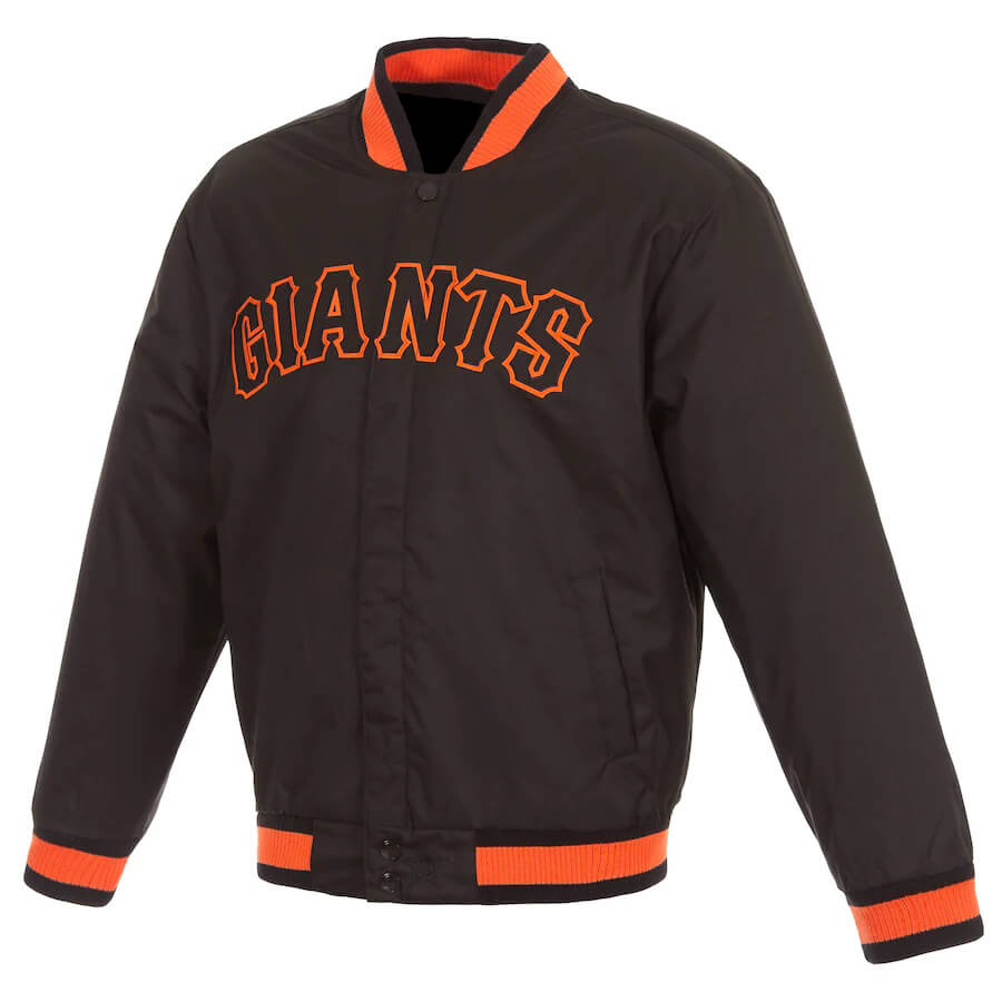 Vintage San Francisco Giants Bomber Jacket L MLB Blue Varsity