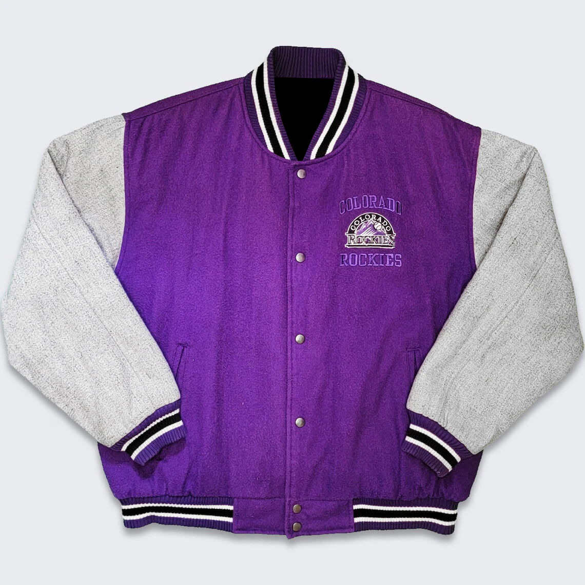 Colorado Rockies Satin Purple Jacket