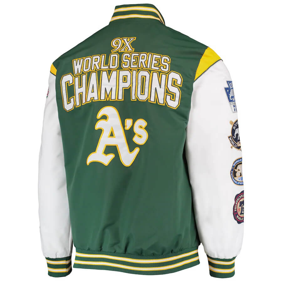 Vintage MLB Oakland Athletics Varsity Jacket - Maker of Jacket