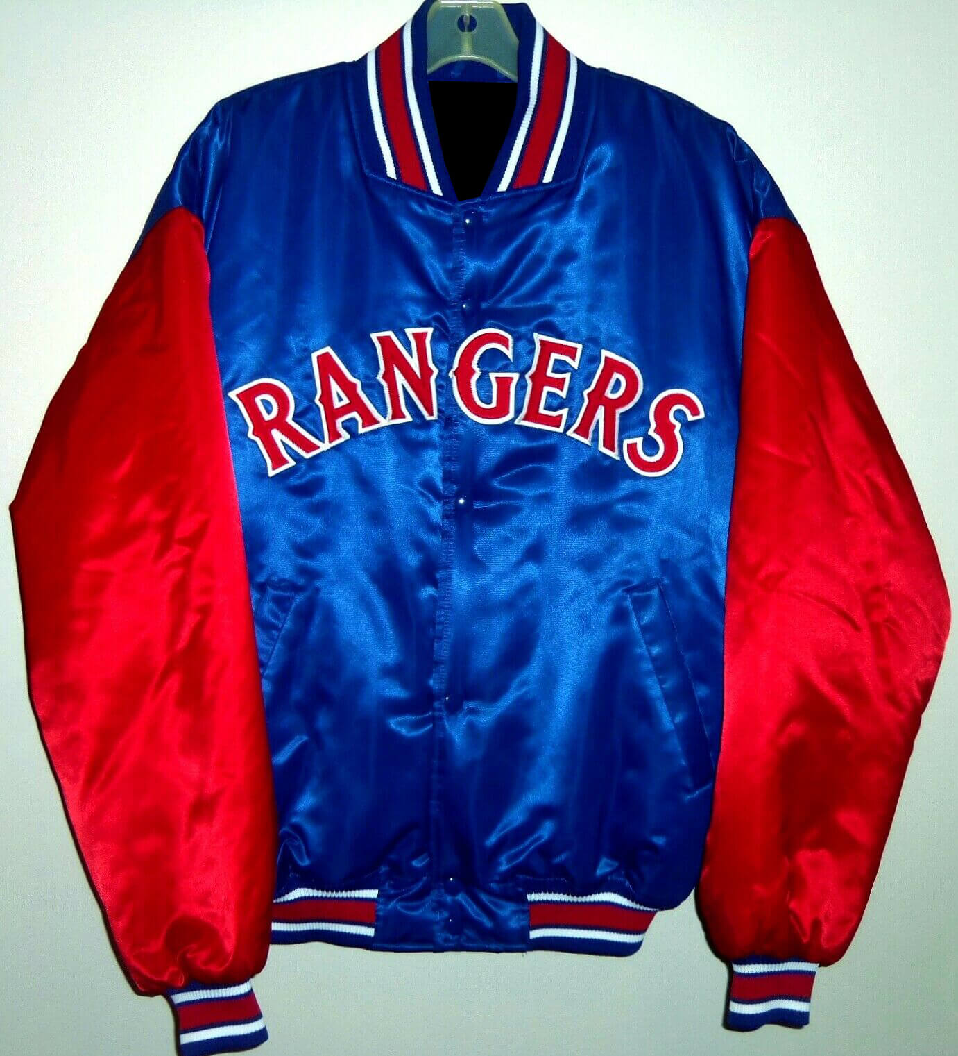 Light Blue/Red Texas Rangers Top Slugger Jacket