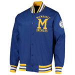 Milwaukee Brewers Royal Jet III Full Snap Jacket